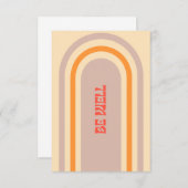 Be Well Notecards - Flora サンキューカード (正面/裏面)