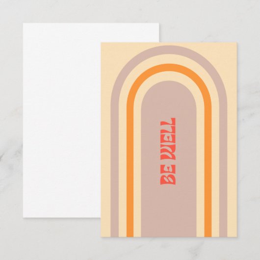 Be Well Notecards - Flora サンキューカード (正面/裏面)