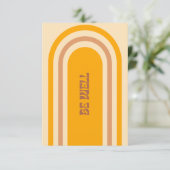 Be Well Notecards - Sand サンキューカード (スタンド正面)