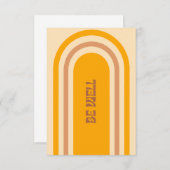 Be Well Notecards - Sand サンキューカード (正面/裏面)