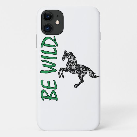 Be Wild-Strong and Decorative Horse Case-Mate iPhoneケース (裏面)