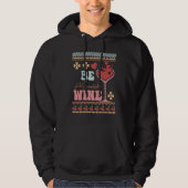 Be Wine Ugly Sweaters idea  Anti Valentine's Day パーカ (正面)