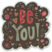 Be Youおもしろい勇気付けられるInspirityシール シール (正面)