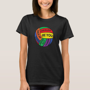 Be YouプライドLgbtqゲイLgbt Ally Rainbow Soccer Ba Tシャツ