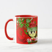 BE YOU引用文アート子猫は自分を望む マグカップ (左)