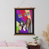 Be You |多様な人々 吊り下げ型タペストリー (寝室)