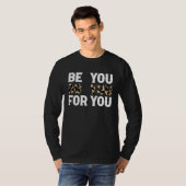 Be You Do You For You Leopard Happiness Inspire Ho Tシャツ (正面フル)