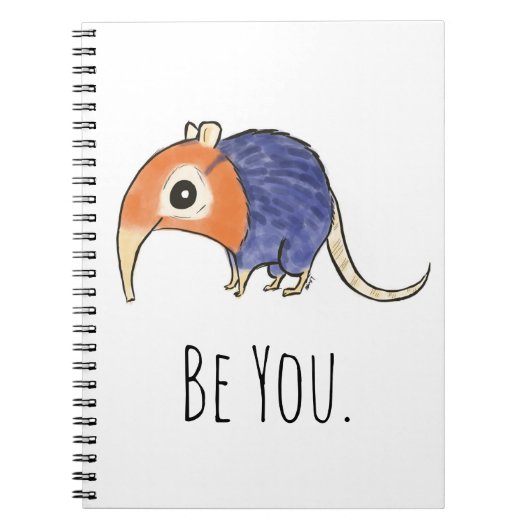 Be You Elephant Shrew Journal ノートブック (正面)
