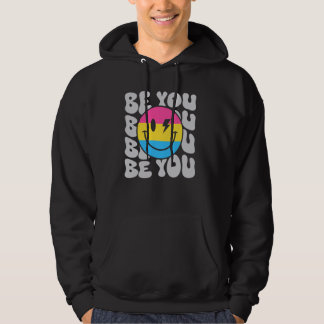 Be You Groovyスマイル顔ヒッピーLGBTQパンセクシャルパ パーカ