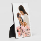 Be.You.Healyベビー名&DOB フォトプラーク (側面)