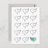 Be You Little Birdポストカード ポストカード (正面/裏面)