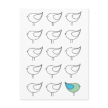 Be You Little Birdポストカード