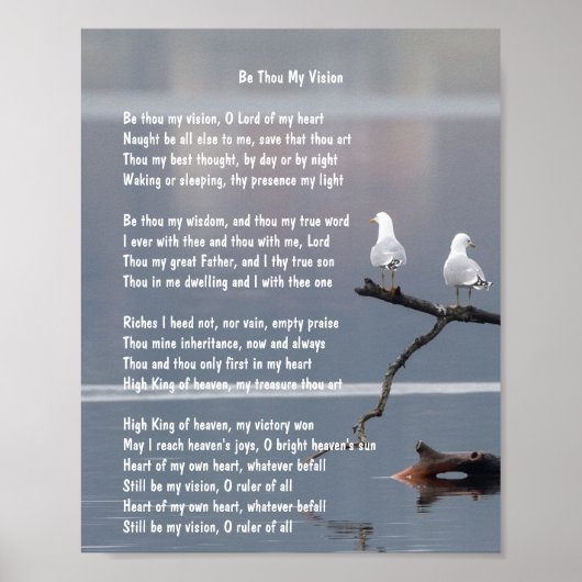Be You My Vision Hymn Art Poster ポスター (正面)