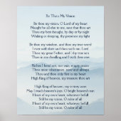 Be You My Vision Hymn Art Poster ポスター (正面)