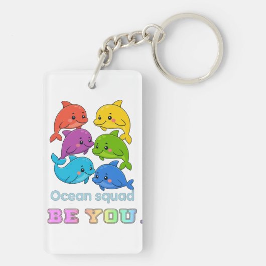 Be You - Ocean Squad キーホルダー (裏面)