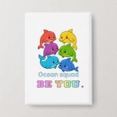 Be You - Ocean Squad 缶バッジ (正面)