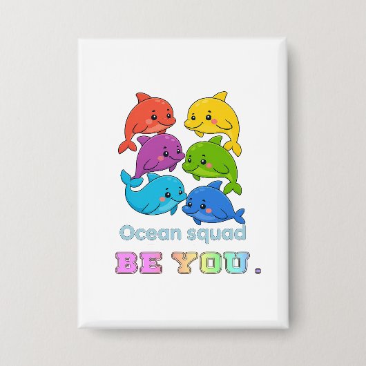 Be You - Ocean Squad 缶バッジ (正面)