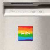 Be You Rainbow LGBT Magnet -プライド月LGBTQ+ マグネット (インサイチュ (食洗機))
