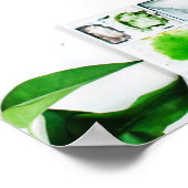 Be You Ritful Waterカラーおもしろい引用文 ポスター (角)