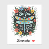 Be You The World Will Adjust - Dragonfly (2) シール (シート)