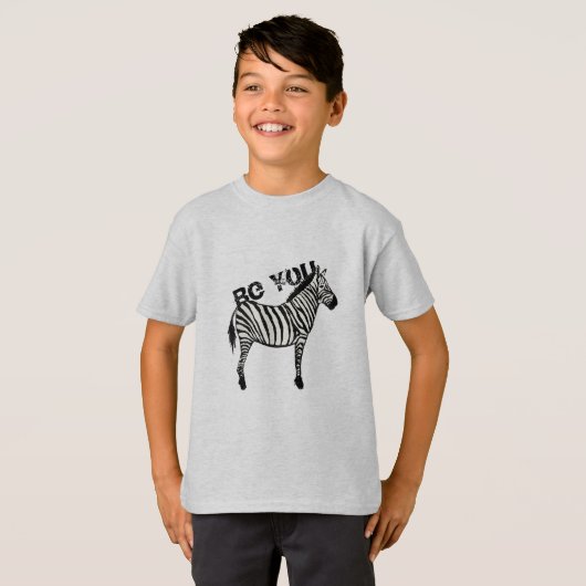 Be You Zebra Graphic Tシャツ (正面フル)