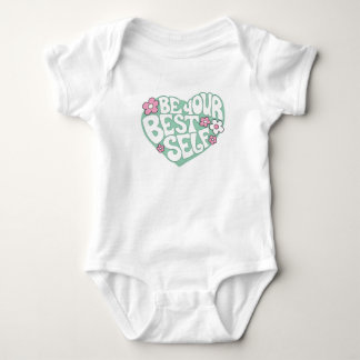Be Your Best Self Baby Bodysuit ベビーボディスーツ