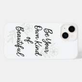 Be Your Own Kind of Beautiful Motivational Quote P Case-Mate iPhoneケース (裏面 (横))
