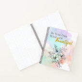 Be Your Own kind of Beuatiful - Floral Notebook ノートブック (内部)