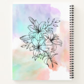 Be Your Own kind of Beuatiful - Floral Notebook ノートブック (裏面)