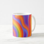 Be Your Own Rainbow Colorful Inspirational Mug コーヒーマグカップ (正面右)