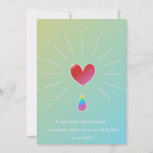 Be Your True Self – Empowering Greeting Card シーズンカード (正面)