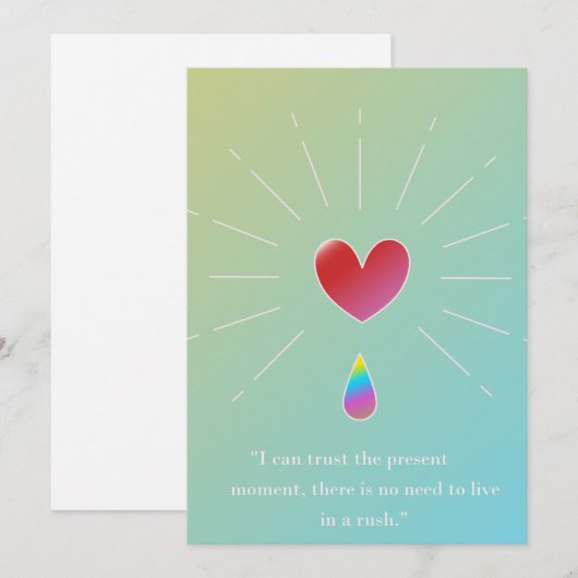 Be Your True Self – Empowering Greeting Card シーズンカード (正面/裏面)