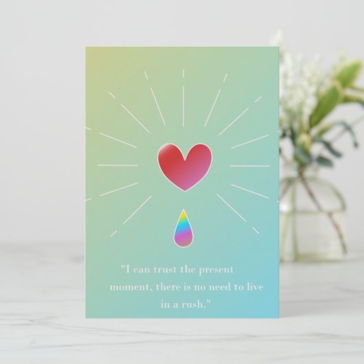 Be Your True Self – Empowering Greeting Card シーズンカード (スタンド正面)