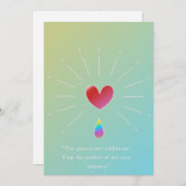 Be Your True Self – Empowering Greeting Card シーズンカード (正面/裏面)
