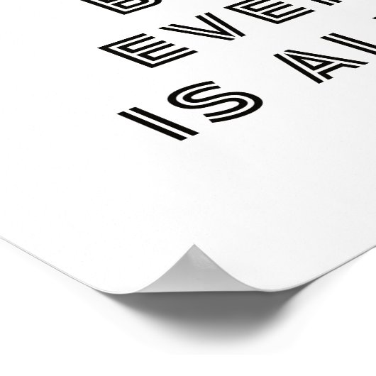 Be Yourself やる気を起こさせる引用文ポスター ポスター (角)