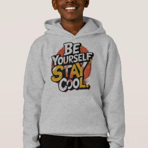 Be Yourself クール Stay Typoやる気を起こさせるグランジ