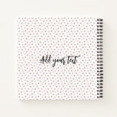 Be Yourself パーソナライズされた Chihuahua Puppy ノートブック (裏面)