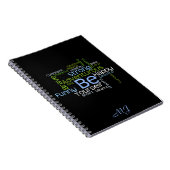 BE YOURSELF 感動的 Word Cloud ノートブック (右側)