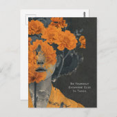 Be Yourself 芸術的 Postague ポストカード (正面/裏面)