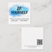 *~* BE YOURSELF AP62 Alice Walkerフラットノートカード ノートカード (正面/裏面)