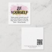 *~* BE YOURSELF AP62 Coelhoフラットノートカード ノートカード (正面/裏面)