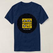 Be Yourself Arabic Calligraphy Kufi Tシャツ (デザイン正面)