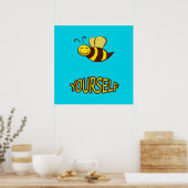 Be Yourself Bee Gifts ,I Love Bee, Beekeeping Gift ポスター (キッチン)