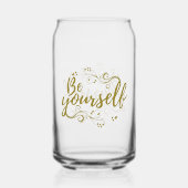 Be Yourself Can Glass ガラス缶 (裏面)