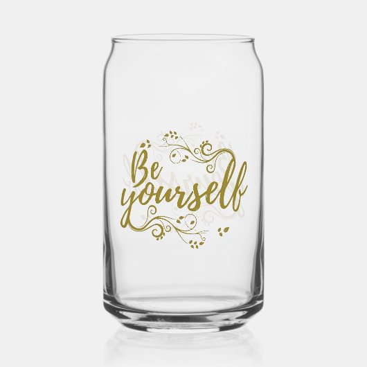Be Yourself Can Glass ガラス缶 (裏面)