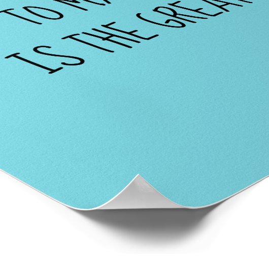 Be Yourself Emerson引用文with Bird ポスター (角)