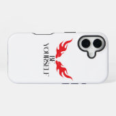 Be Yourself - Empowering Minimalist引用文デザイン iPhone 16ケース (裏面横)