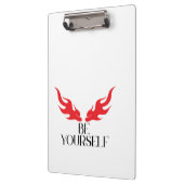 Be Yourself - Empowering Minimalist引用文デザインf クリップボード (左)