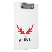 Be Yourself - Empowering Minimalist引用文デザインf クリップボード (右)