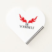 Be Yourself - Empowering Minimalist引用文デザインf ノートブック (裏面)